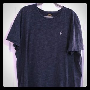 Blue casual Polo T-shirt XXL